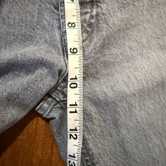 Gap Cheeky straight grey high rise raw hem jeans size 28/6 tall - Picture 9 of 12